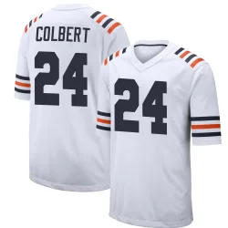 Men's Adrian Colbert Chicago Bears No.24 Game Alternate Classic Jersey - White