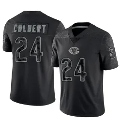 Men's Adrian Colbert Chicago Bears No.24 Limited Reflective Jersey - Black