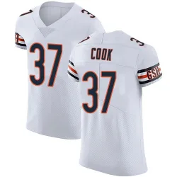 Men's Alex Cook Chicago Bears No.37 Elite Vapor Untouchable Jersey - White