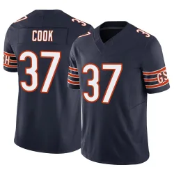 Men's Alex Cook Chicago Bears No.37 Limited Vapor F.U.S.E. Jersey - Navy