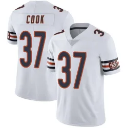 Men's Alex Cook Chicago Bears No.37 Limited Vapor Untouchable Jersey - White