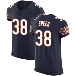 Men's Ameer Speed Chicago Bears No.38 Elite Team Color Vapor Untouchable Jersey - Navy
