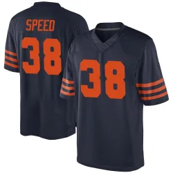 Men's Ameer Speed Chicago Bears No.38 Game Alternate Jersey - Navy Blue