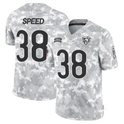 Men's Ameer Speed Chicago Bears No.38 Limited 2024 Salute to Service Jersey - Arctic Camo