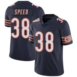 Men's Ameer Speed Chicago Bears No.38 Limited Team Color Vapor Untouchable Jersey - Navy