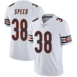 Men's Ameer Speed Chicago Bears No.38 Limited Vapor Untouchable Jersey - White