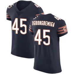 Men's Amen Ogbongbemiga Chicago Bears No.45 Elite Team Color Vapor Untouchable Jersey - Navy