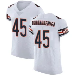 Men's Amen Ogbongbemiga Chicago Bears No.45 Elite Vapor Untouchable Jersey - White