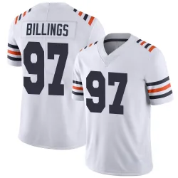 Men's Andrew Billings Chicago Bears No.97 Limited Alternate Classic Vapor Jersey - White