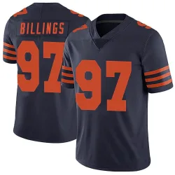 Men's Andrew Billings Chicago Bears No.97 Limited Alternate Vapor Untouchable Jersey - Navy Blue