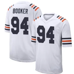 Men's Austin Booker Chicago Bears No.94 Game Alternate Classic Jersey - White