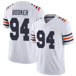 Men's Austin Booker Chicago Bears No.94 Limited Alternate Classic Vapor Jersey - White