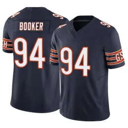 Men's Austin Booker Chicago Bears No.94 Limited Vapor F.U.S.E. Jersey - Navy