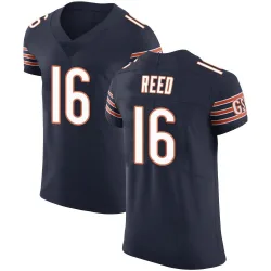 Men's Austin Reed Chicago Bears No.16 Elite Team Color Vapor Untouchable Jersey - Navy