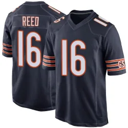 Men's Austin Reed Chicago Bears No.16 Game Team Color Jersey - Navy