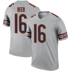 Men's Austin Reed Chicago Bears No.16 Legend Inverted Silver Jersey