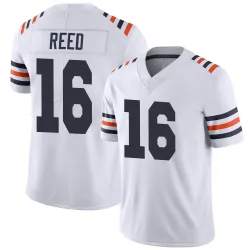 Men's Austin Reed Chicago Bears No.16 Limited Alternate Classic Vapor Jersey - White