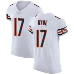 Men's Barrington Wade Chicago Bears No.17 Elite Vapor Untouchable Jersey - White