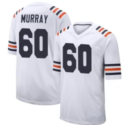 Men's Bill Murray Chicago Bears No.60 Game Alternate Classic Jersey - White