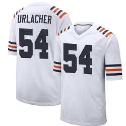 Men's Brian Urlacher Chicago Bears No.54 Game Alternate Classic Jersey - White