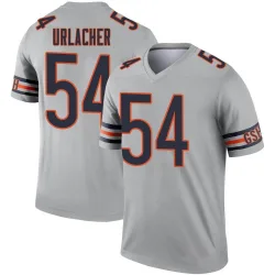 Men's Brian Urlacher Chicago Bears No.54 Legend Inverted Silver Jersey