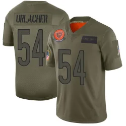 Men's Brian Urlacher Chicago Bears No.54 Limited 2019 Salute to Service Jersey - Camo