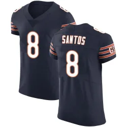 Men's Cairo Santos Chicago Bears No.8 Elite Team Color Vapor Untouchable Jersey - Navy