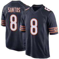 Men's Cairo Santos Chicago Bears No.8 Game Team Color Jersey - Navy