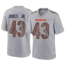 Men's Carl Jones Jr. Chicago Bears No.43 Game Atmosphere Fashion Jersey - Gray