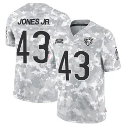 Men's Carl Jones Jr. Chicago Bears No.43 Limited 2024 Salute to Service Jersey - Arctic Camo