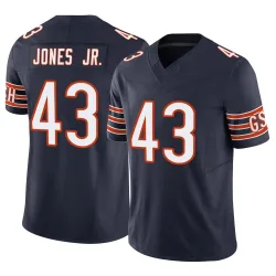 Men's Carl Jones Jr. Chicago Bears No.43 Limited Vapor F.U.S.E. Jersey - Navy