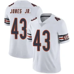 Men's Carl Jones Jr. Chicago Bears No.43 Limited Vapor Untouchable Jersey - White