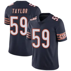 Men's Carson Taylor Chicago Bears No.59 Limited Team Color Vapor Untouchable Jersey - Navy