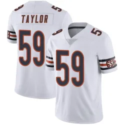 Men's Carson Taylor Chicago Bears No.59 Limited Vapor Untouchable Jersey - White