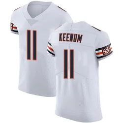 Men's Case Keenum Chicago Bears No.11 Elite Vapor Untouchable Jersey - White