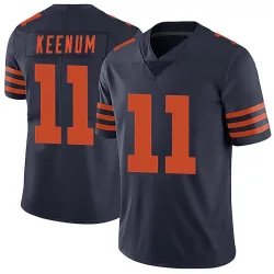 Men's Case Keenum Chicago Bears No.11 Limited Alternate Vapor Untouchable Jersey - Navy Blue
