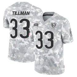 Men's Charles Tillman Chicago Bears No.33 Limited 2024 Salute to Service Jersey - Arctic Camo