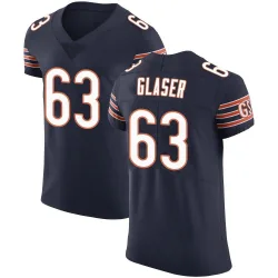 Men's Chris Glaser Chicago Bears No.63 Elite Team Color Vapor Untouchable Jersey - Navy