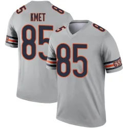 Men's Cole Kmet Chicago Bears No.85 Legend Inverted Silver Jersey