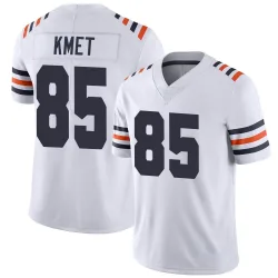 Men's Cole Kmet Chicago Bears No.85 Limited Alternate Classic Vapor Jersey - White