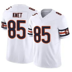 Men's Cole Kmet Chicago Bears No.85 Limited Vapor F.U.S.E. Jersey - White