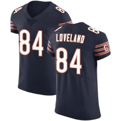 Men's Colston Loveland Chicago Bears No.84 Elite Team Color Vapor Untouchable Jersey - Navy