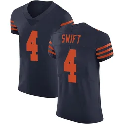 Men's D'Andre Swift Chicago Bears No.4 Elite Alternate Vapor Untouchable Jersey - Navy Blue