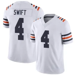Men's D'Andre Swift Chicago Bears No.4 Limited Alternate Classic Vapor Jersey - White