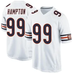 Men's Dan Hampton Chicago Bears No.99 Game Jersey - White
