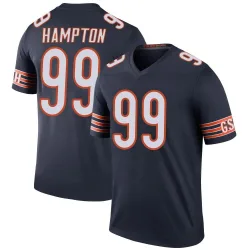 Men's Dan Hampton Chicago Bears No.99 Legend Color Rush Jersey - Navy