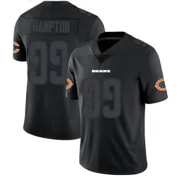 Men's Dan Hampton Chicago Bears No.99 Limited Jersey - Black Impact
