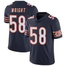 Men's Darnell Wright Chicago Bears No.58 Limited Team Color Vapor Untouchable Jersey - Navy
