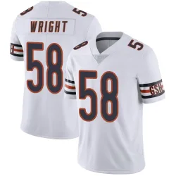 Men's Darnell Wright Chicago Bears No.58 Limited Vapor Untouchable Jersey - White