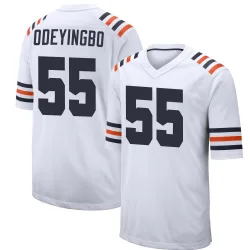 Men's Dayo Odeyingbo Chicago Bears No.55 Game Alternate Classic Jersey - White